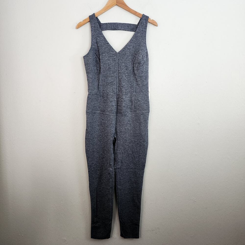 FP Movement Hatch Maternity Never Better Onesie Jumpsuit Black Gray L Large NWT